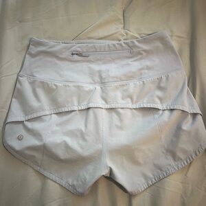 COPY - Lululemon High Rise Speed Up Shorts Size 4